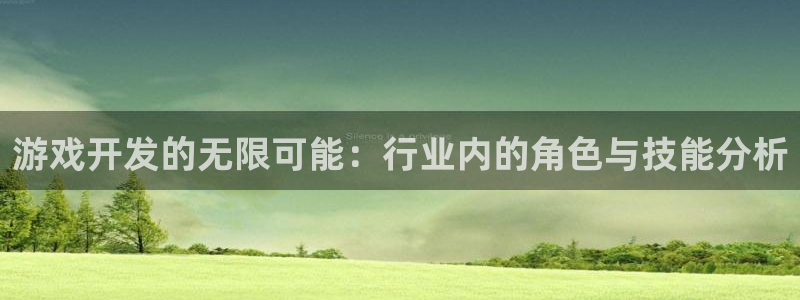 新宝GG官网注册平台：游戏开发的无限可能：行业内的角色与技能分析